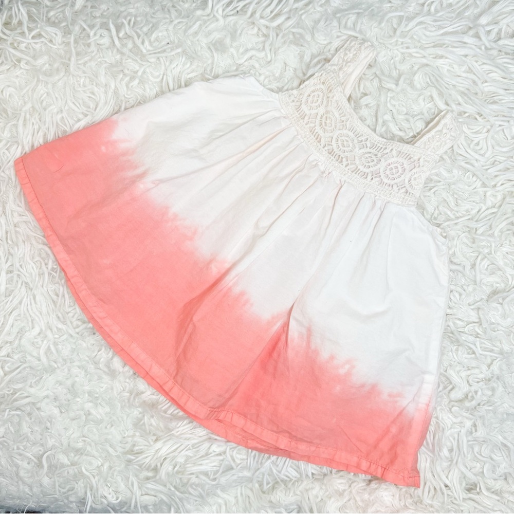 Tommy Bahama Baby Girls Ombre Lace Tank Top, Size 6-9M